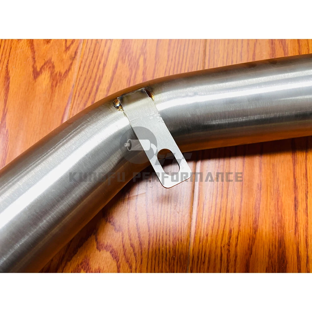 KUNGFU tubo escape de acero inox 304 Audi A4 A5 Q5 B8 2.0 TFSI 09-12 - imagen 4