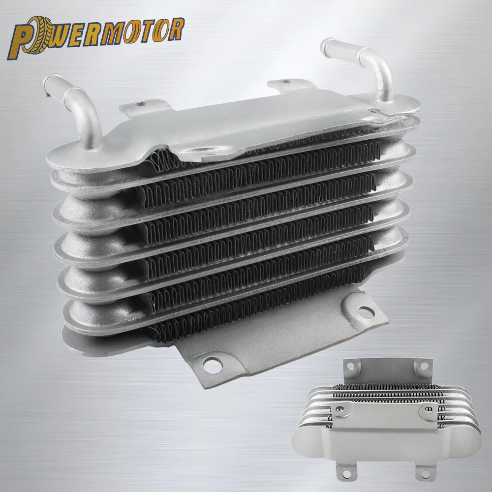Radiador aceite aluminio 8mm refrigeración 2T motocross pit bike