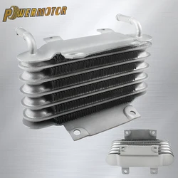 Radiador aceite aluminio 8mm refrigeración 2T motocross pit bike