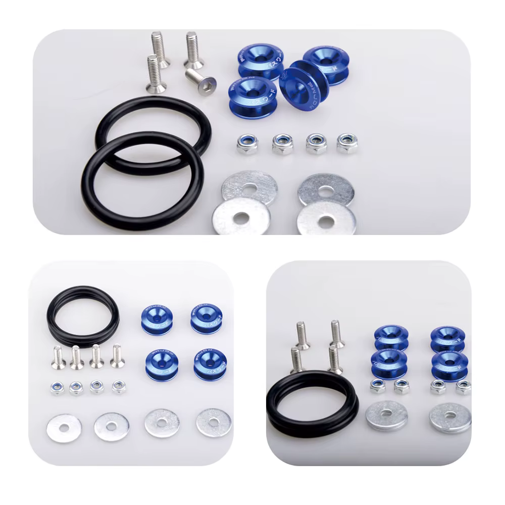 Tornillos de liberación rápida JDM arandelas parachoques VW BMW Honda - imagen 4
