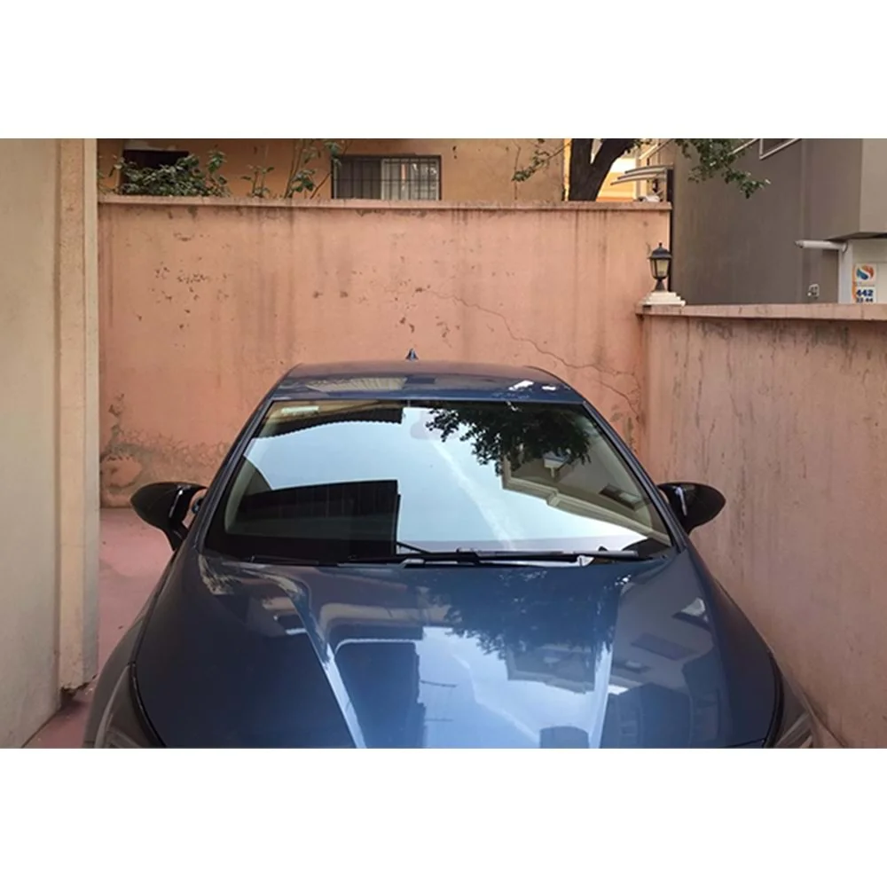 Cubierta de espejo retrovisor para Opel Astra K, accesorios de coche, estilo murciélago, 2 unidades, 2015-2021 - imagen 2