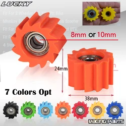 Rodillo tensor de cadena para motos de cross Honda, Yamaha y Kawasaki