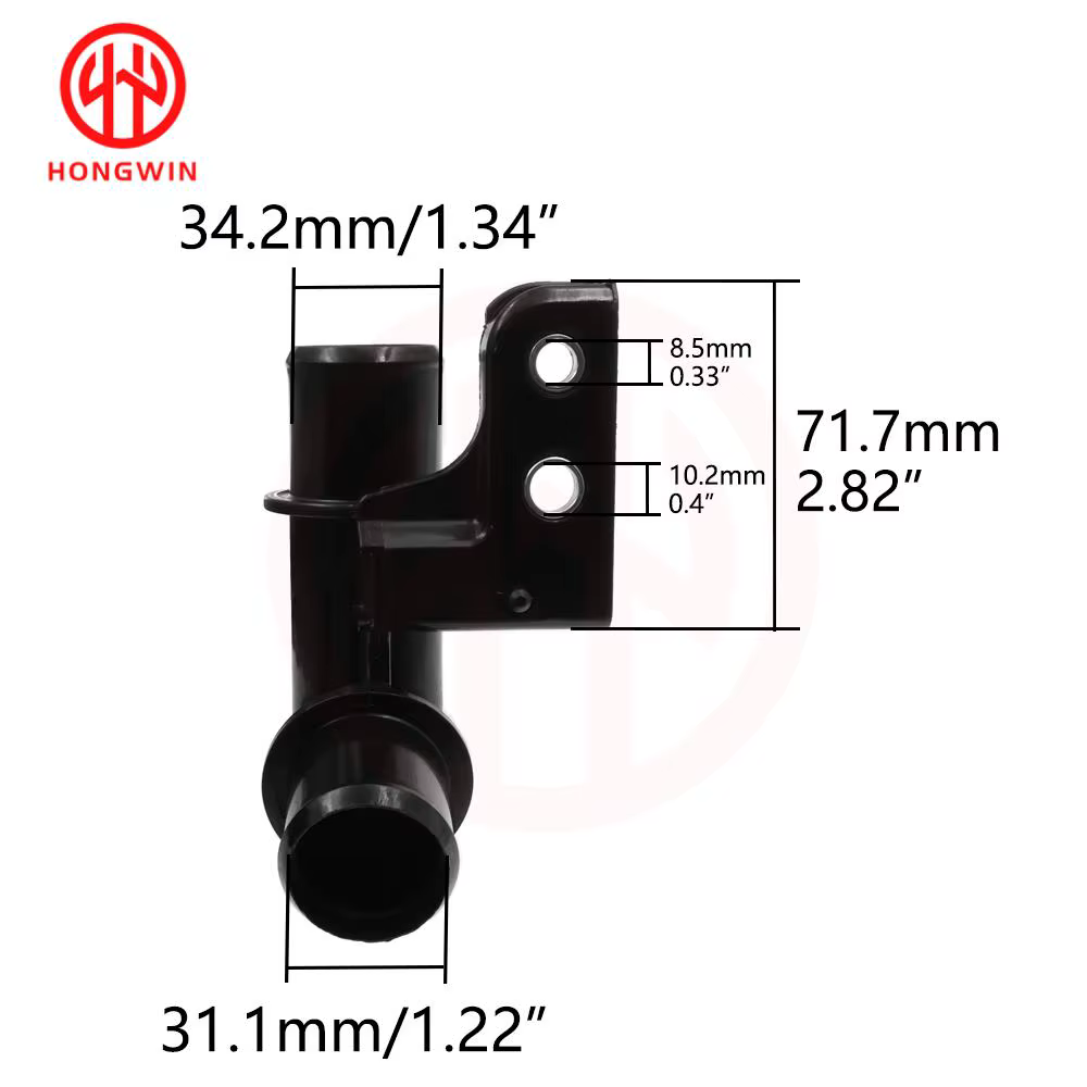 Conector manguito inferior radiador 16057-37021 – Toyota RAV4/Lexus NX - imagen 3