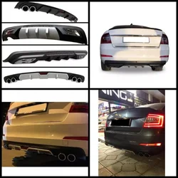 Difusor trasero ABS para Skoda Octavia – kit de carrocería profesional