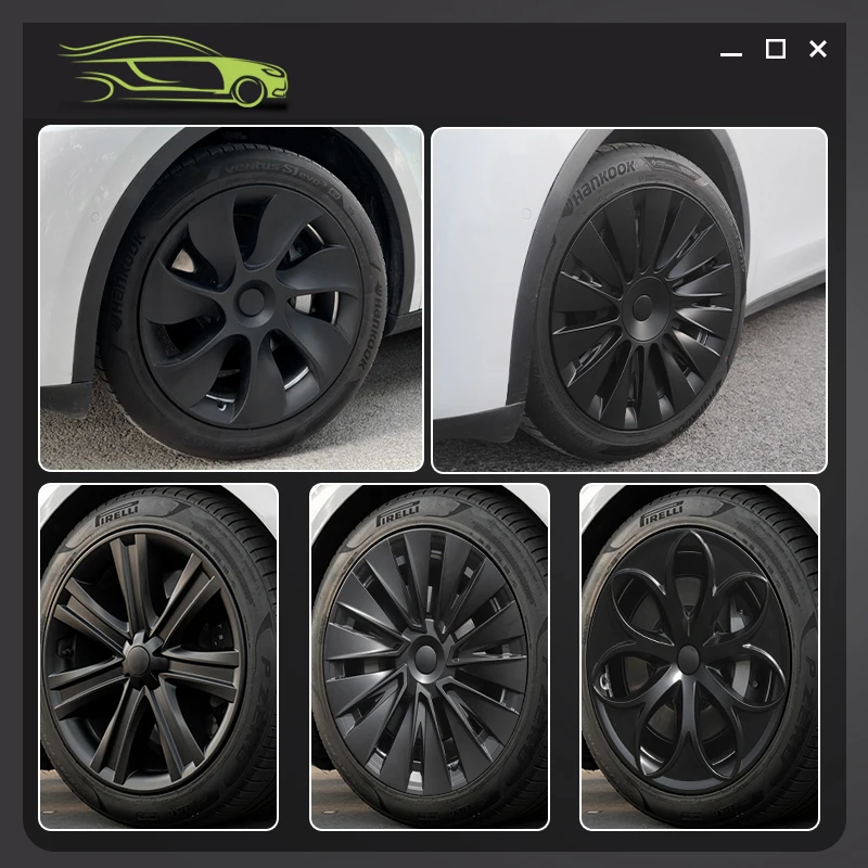 Tapacubos ciclónicos 19 pulgadas para Tesla Model Y 2020-2024 - imagen 4
