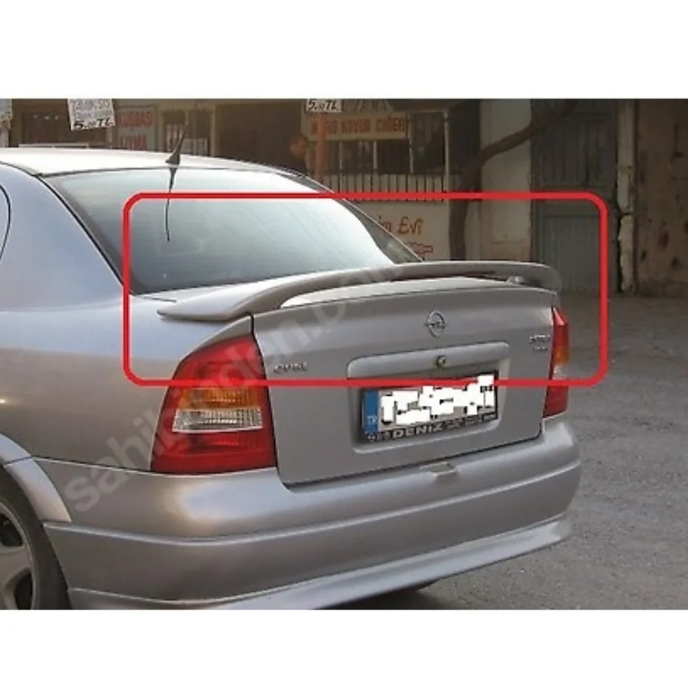 Detalle del acabado y perfil del alerón