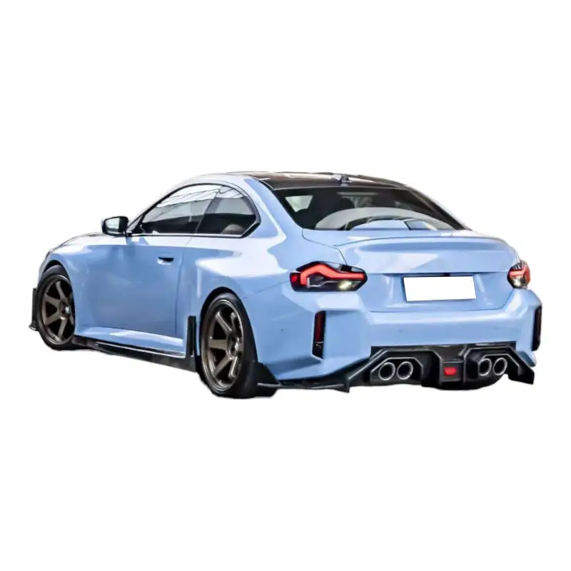 Cubierta de capó de fibra de carbono estilo V para BMW M2 G87 - imagen 4