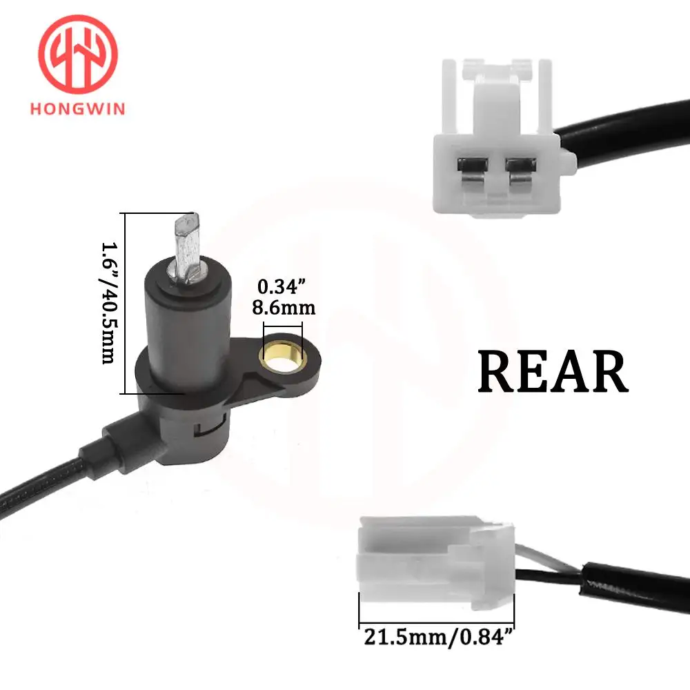 Hyundai 95670-2D050 Sensor ABS delantero Elantra 2001-2006 2.0L - imagen 5