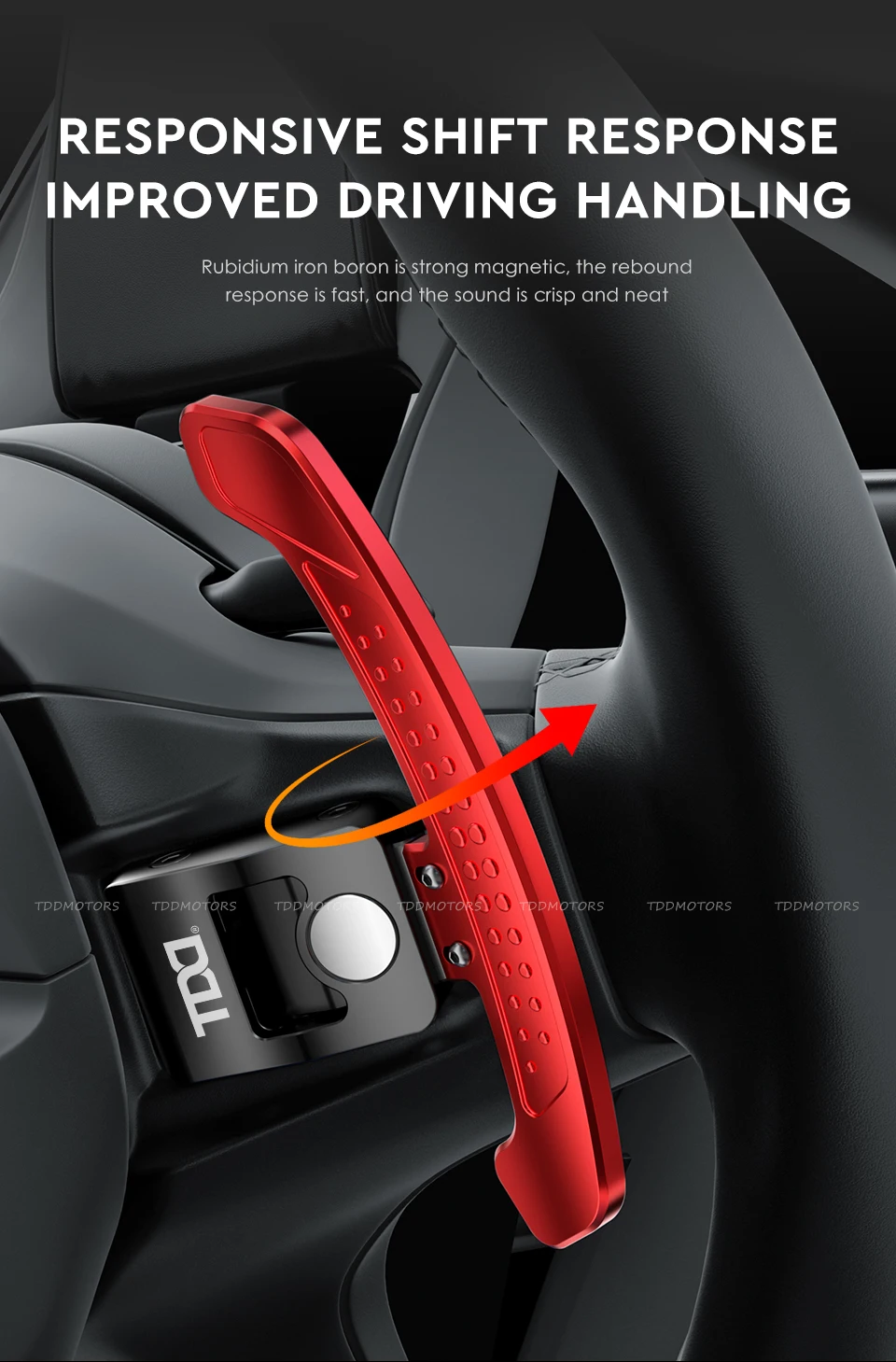 Acabado deportivo de las extensiones de cambio TDD