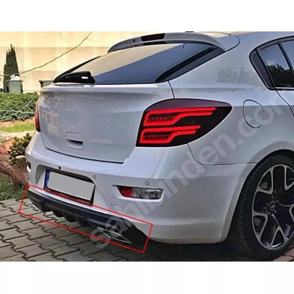 Difusor trasero ABS negro – Kit carrocería Chevrolet Cruze Hatchback - imagen 5