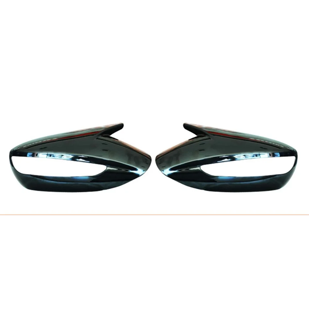 Cubierta espejo estilo murciélago negro para Hyundai Sonata 2011-2015 - imagen 2