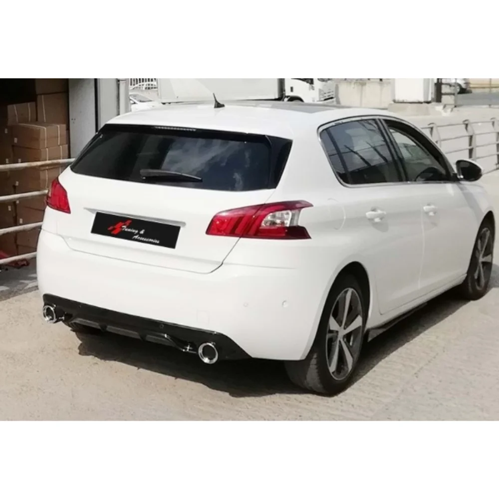 Difusor trasero Peugeot 308 con aletas – Kit carrocería deportivo - imagen 5