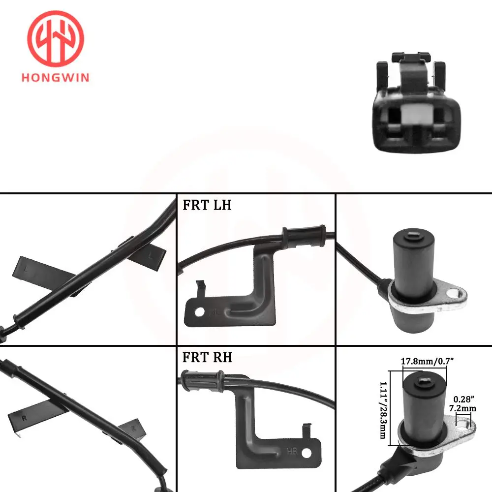 Sensor ABS rueda 95670-38000 Hyundai Sonata XG300 y Kia Magentis - imagen 4