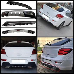 Difusor trasero ABS negro – Kit carrocería Chevrolet Cruze Hatchback
