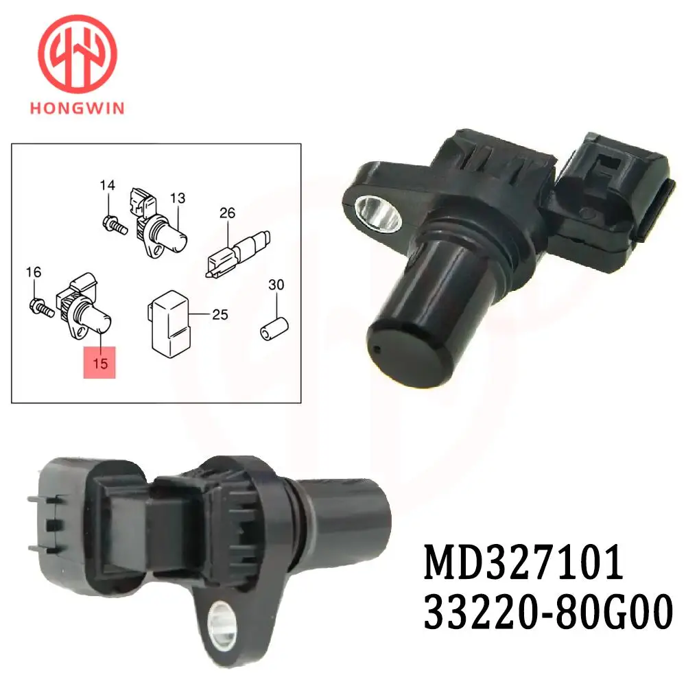 33220-80G00 Sensor posición cigüeñal Justy Ignis Jimny 1.3-1.5
