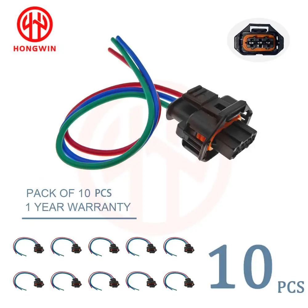 5S1348,PC641 conector del Sensor de posición del árbol de levas de 3 pines cableado conector de arnés en espiral para mercedes-benz C300 C350 E350 W211 W203 W210