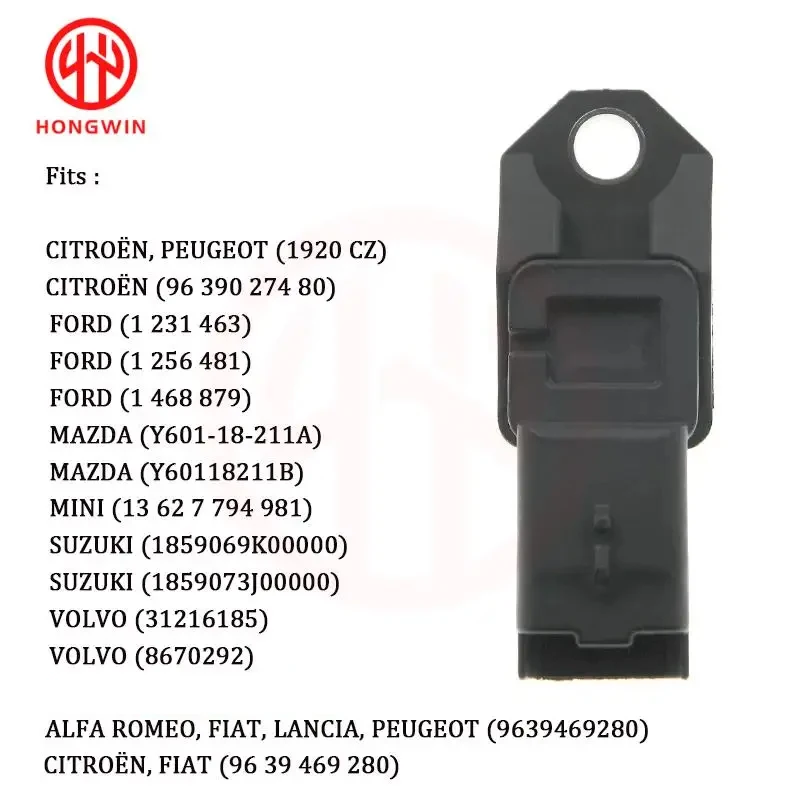 Sensor MAP 2,5 bar Peugeot 206, 307 y 407 1.6/2.0 (1920.CZ) - imagen 3
