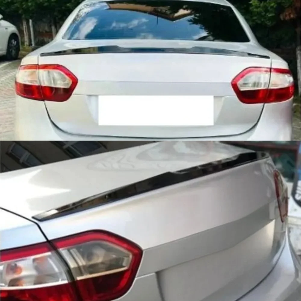 Alerón trasero de plástico negro brillante para Renault Fluence - imagen 2