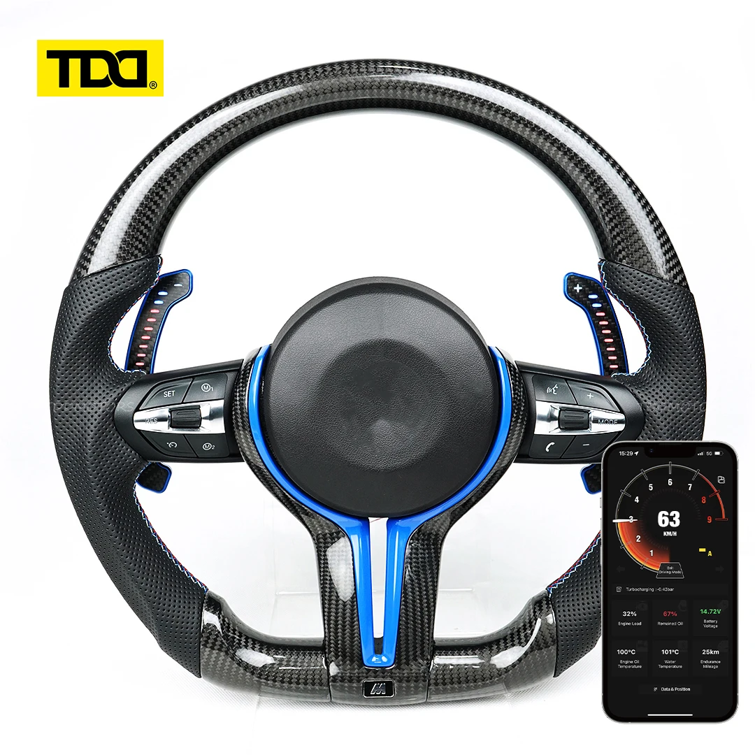 Palancas cambio magnéticas fibra carbono TDD – BMW Serie F - imagen 2
