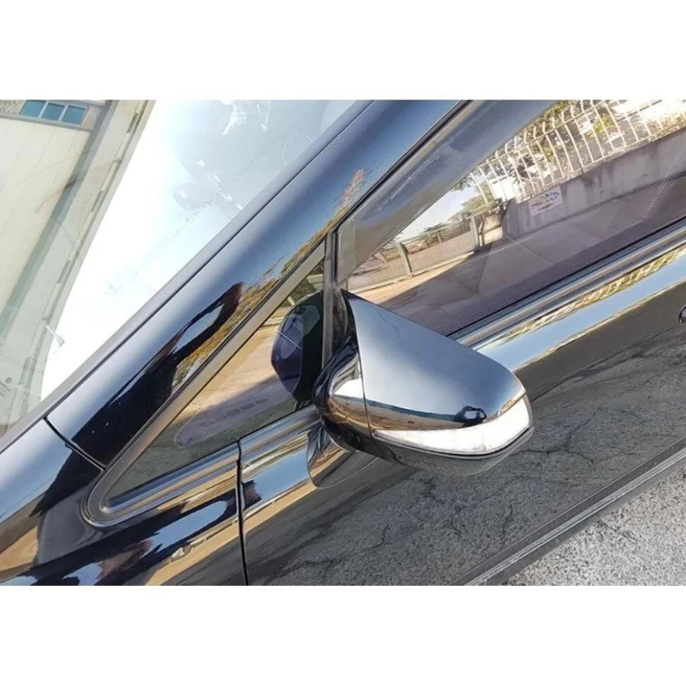 Cubierta de espejo murciélago Honda Civic FD6 piano negro - imagen 4