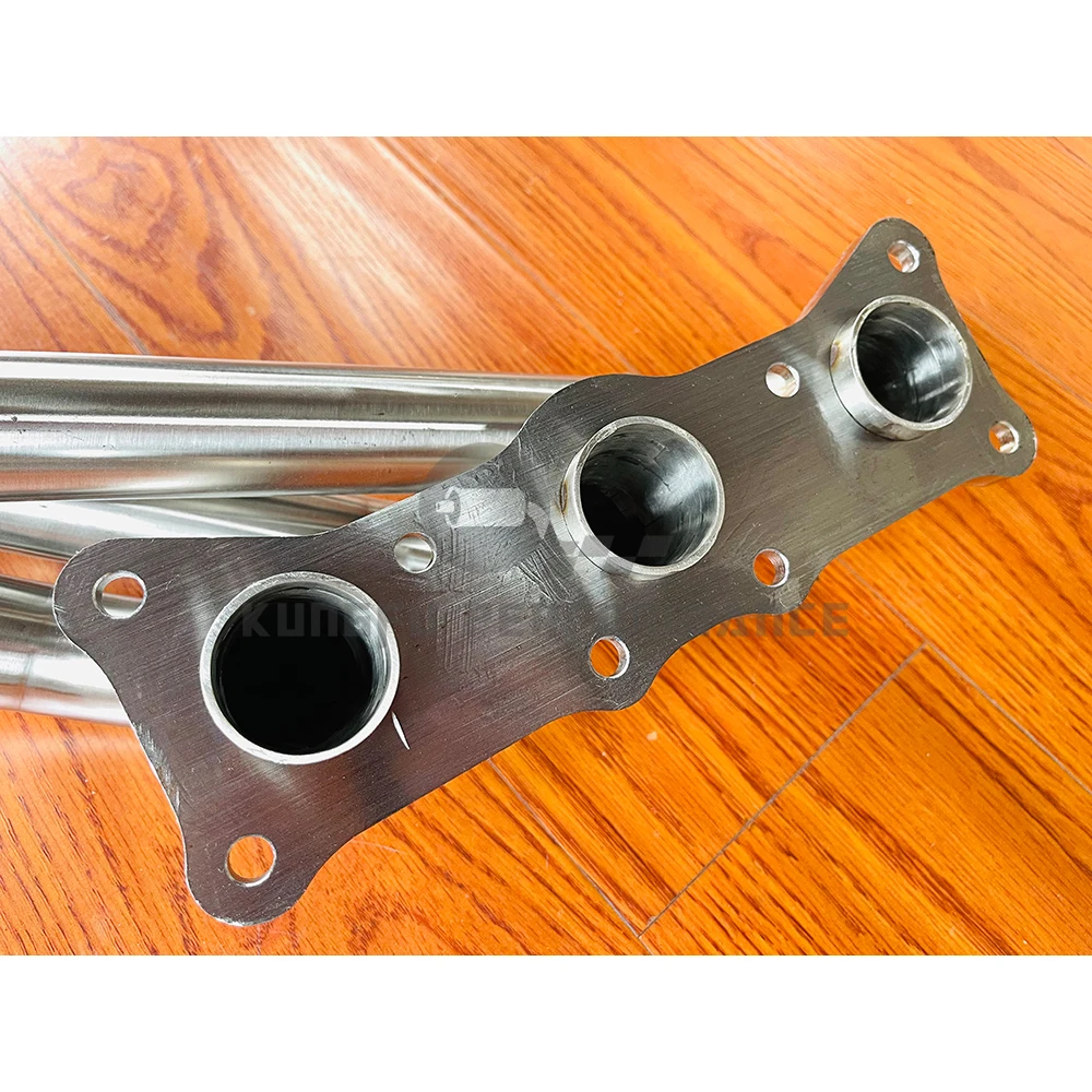 Colector escape catless SS304 KUNGFU para BMW N52 – E90 E91 E92 325i 330i - imagen 5