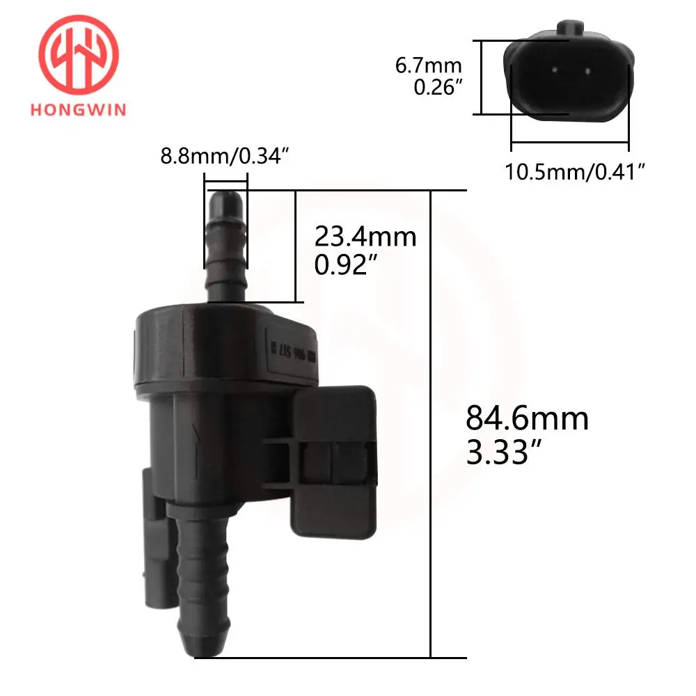 Válvula Purga Canister 06H 906517 – Audi A4 A5 A6, VW Golf Passat - imagen 2