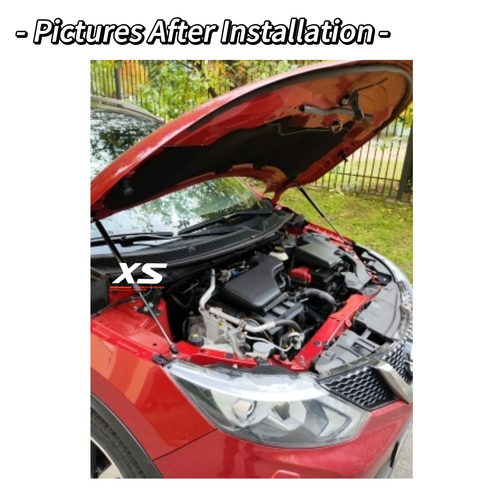 Puntales amortiguador capó Nissan Qashqai J11 2014-2021 - imagen 3