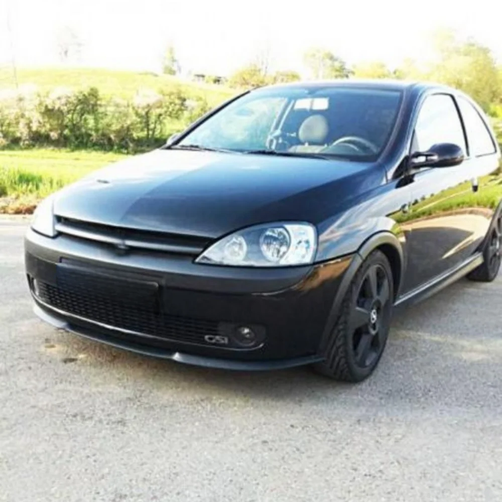 Para Opel Corsa C Cupra R alerón delantero parachoques delantero alerón Universal 3 uds Kit de carrocería aspecto deportivo ​   Afinación de accesorios - imagen 3