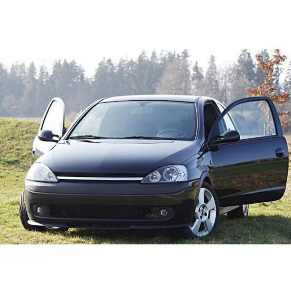 Para Opel Corsa C Cupra R alerón delantero parachoques delantero alerón Universal 3 uds Kit de carrocería aspecto deportivo ​   Afinación de accesorios - imagen 2