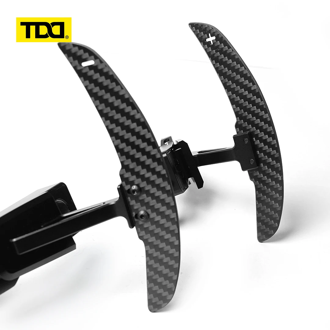 TDD Palancas Cambio Fibra Carbono Volante para Porsche 718 911 GT4 - imagen 2
