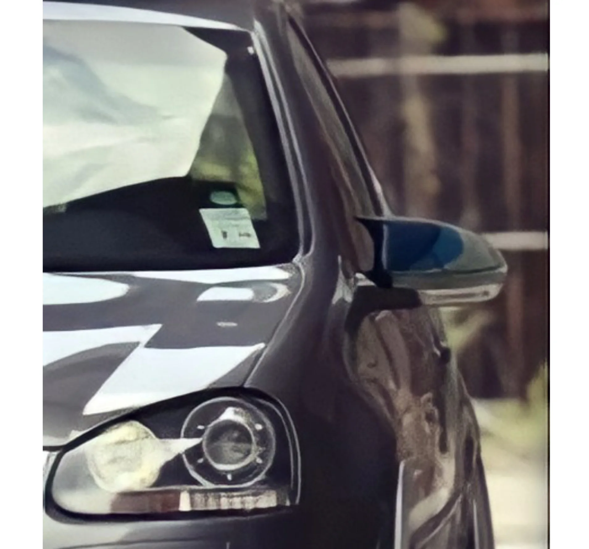 Cubierta espejo estilo murciélago para VW Golf 5 2003-2009 - imagen 2
