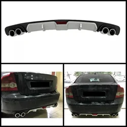 Difusor trasero Volvo S40 de parachoques, ABS negro tipo kit