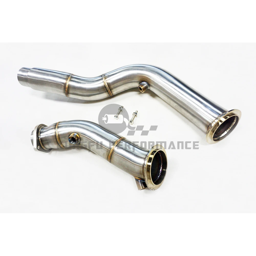 Downpipe Kung Fu Performance SS304 para BMW M3/M4 S55 3.0T 2015-2019 - imagen 2