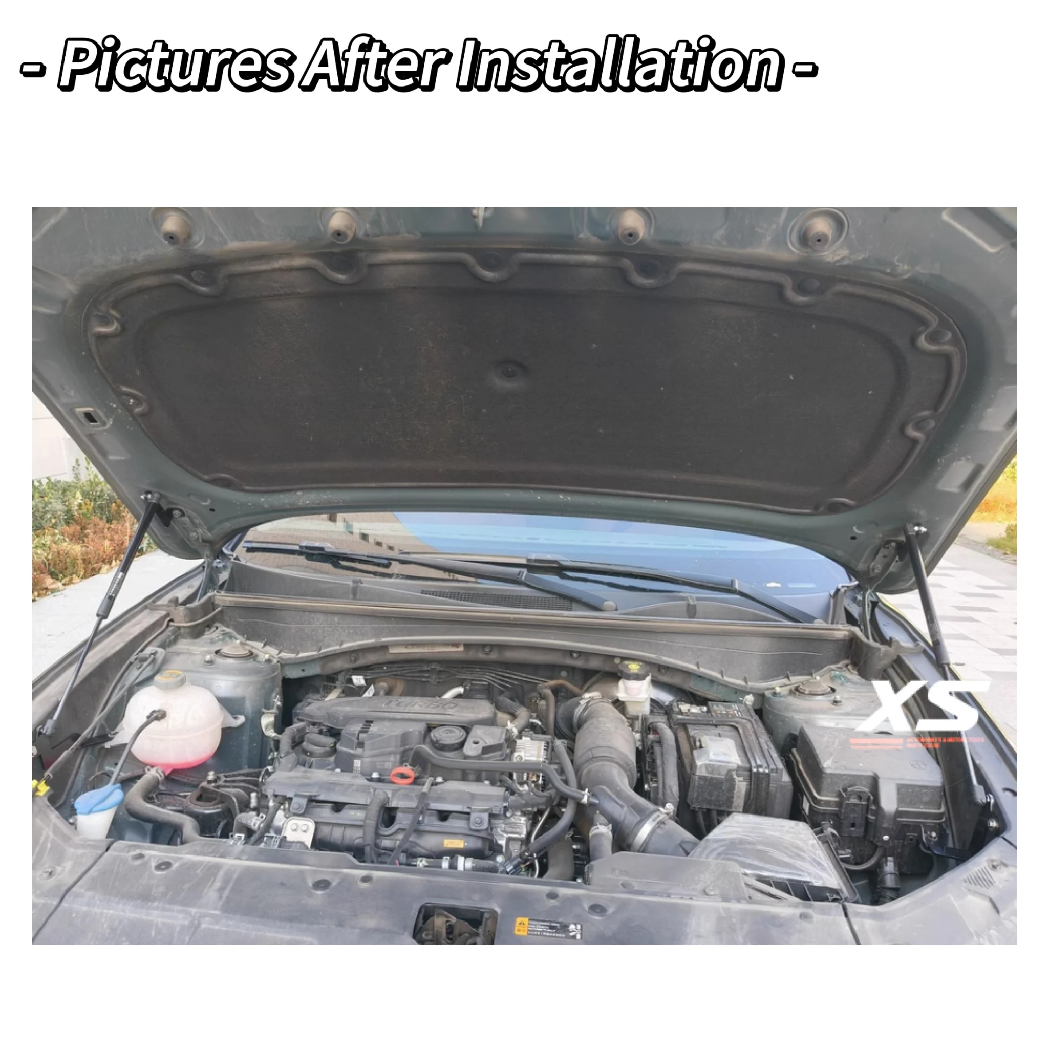 Puntales de capó delantero para Hyundai Tucson NX4 2021-2025, soporte de elevación modificado, amortiguador, cilindro, varillas de pistón Verins - imagen 3