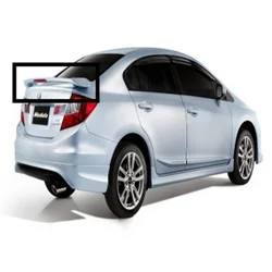 Alerón trasero de fibra Honda Civic 2012 vidrio iluminado ala