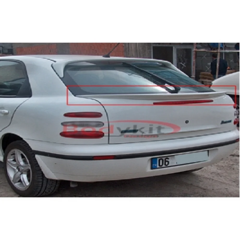 Alerón de techo trasero de fibra de vidrio para Fiat Brava