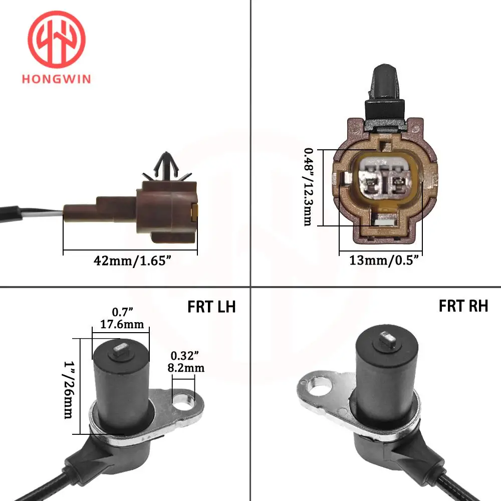 47911-5E910 sensor ABS rueda delantera Nissan Bluebird izq y der - imagen 2