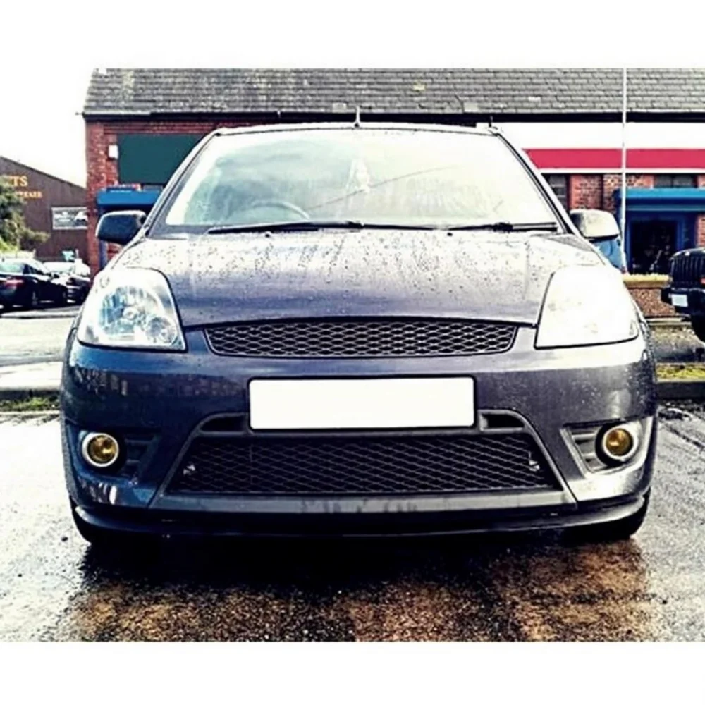 Alerón delantero Ford Fiesta MK6 Cupra R kit 3 piezas labio deportivo - imagen 3