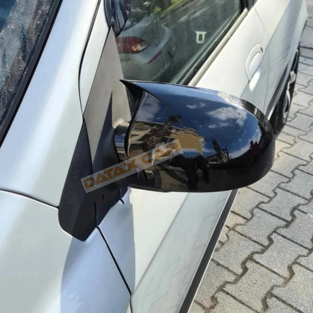 Cubiertas espejo murciélago negras brillantes para Hyundai Getz M4 - imagen 5