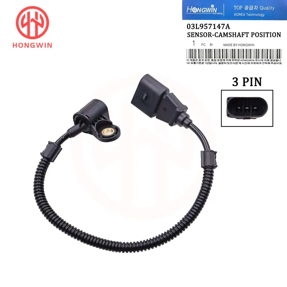 Sensor de árbol de levas 03L 957 147 para Audi A3, SEAT y VW Passat