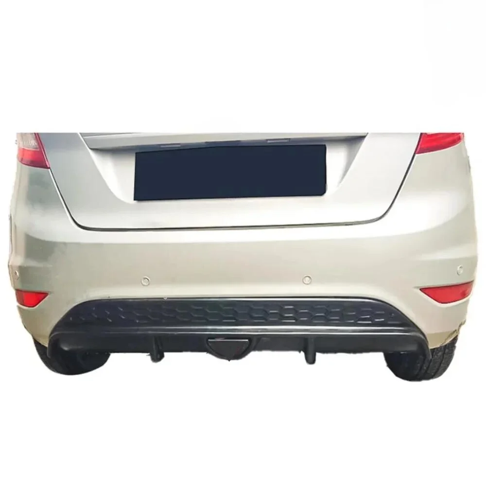 Difusor parachoques trasero ABS negro Ford Fiesta 2008-2017 - imagen 4