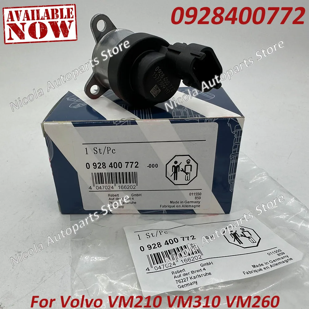 0928400772 Regulador presión Common Rail - Volvo VM210 VM310 VM260