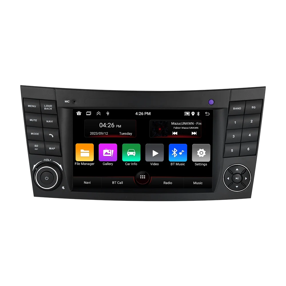 Radio Multimedia 7'' Android Auto CarPlay – Mercedes Clase E W211 - imagen 2