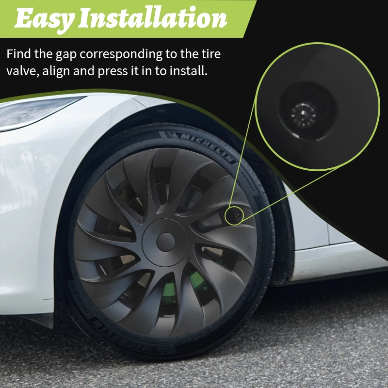 Tapacubos aerodinámicos para Tesla Model Y de 20 pulgadas - imagen 4