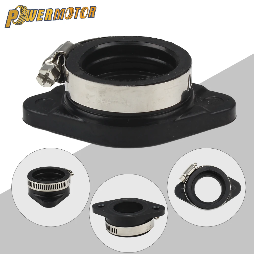Adaptador admisión goma 32-34mm para carburador PWK Mikuni