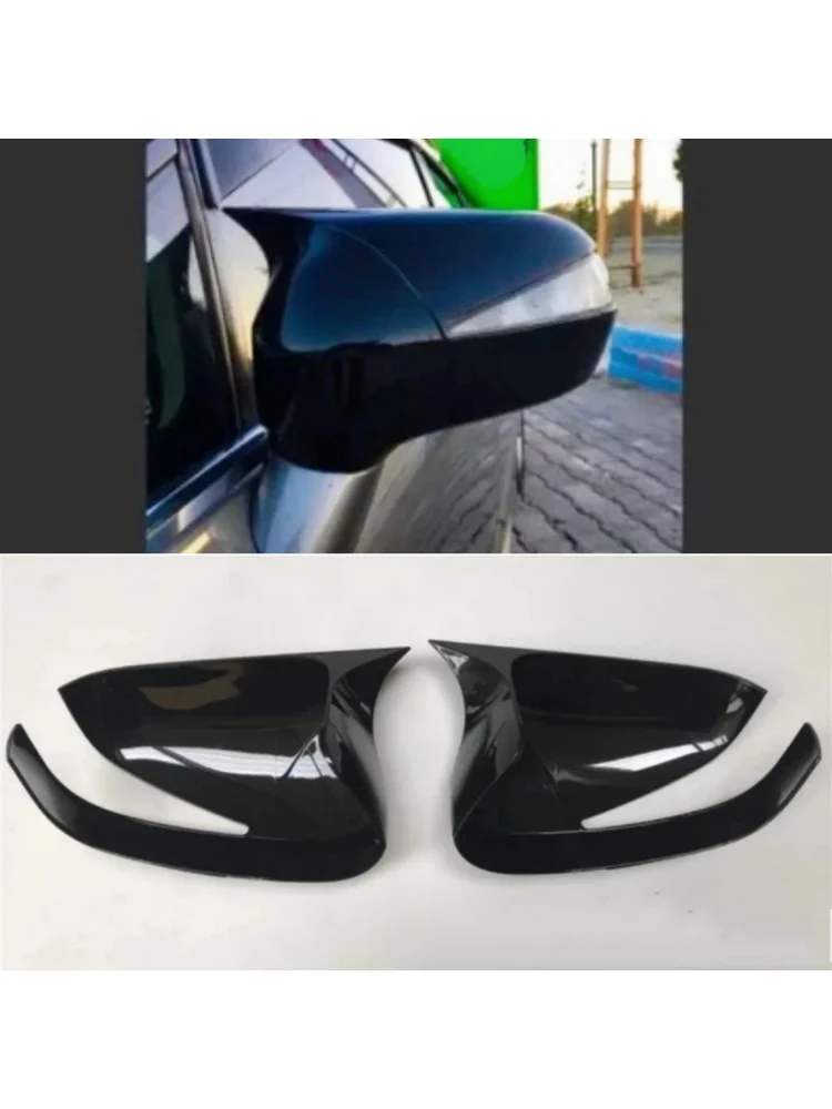 Cubierta de espejo murciélago Honda Civic FD6 piano negro - imagen 3