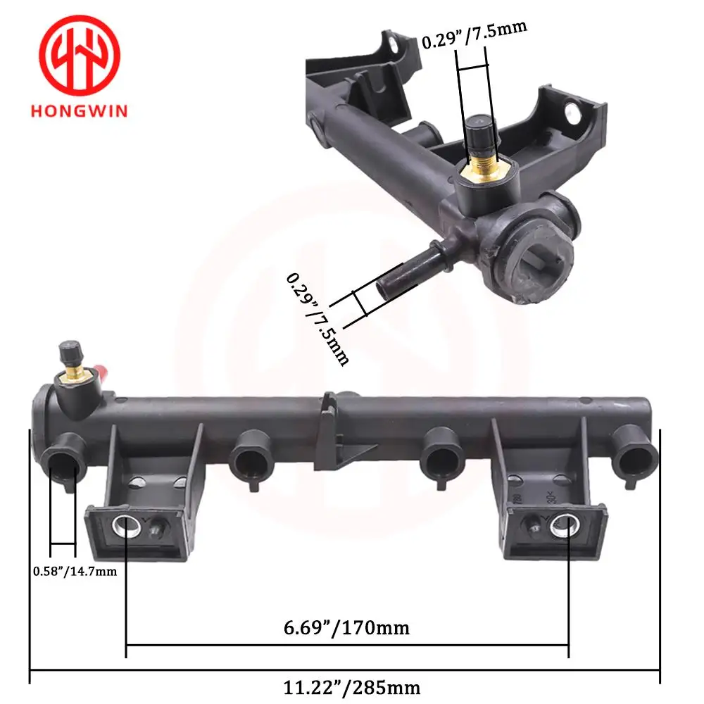 Tubo rampa inyección OE 9636520780 – Peugeot 206 1.6 16V - imagen 2