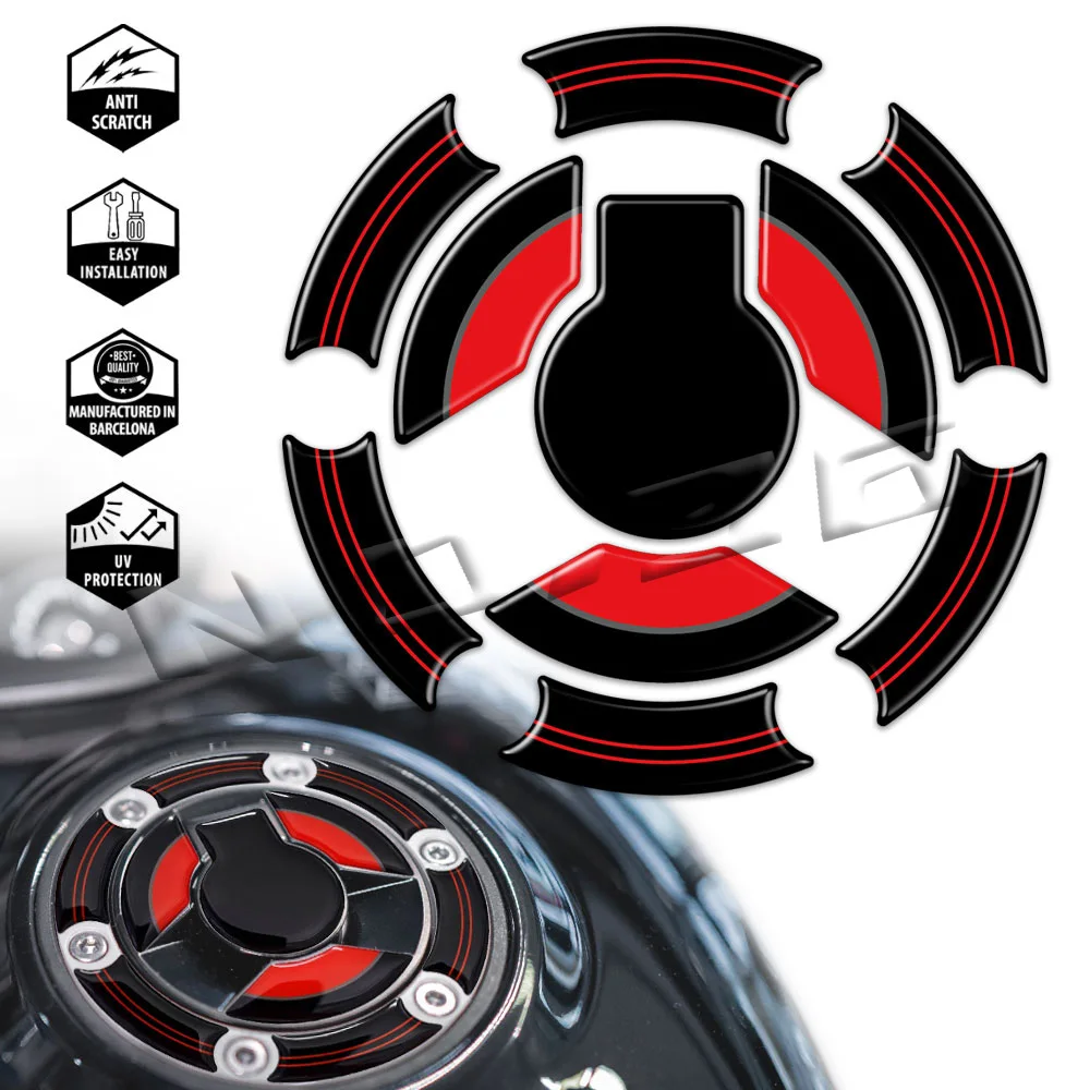 Pegatina 3D para tapa de depósito Triumph – Trident 660 Tiger 850 900 Speed Triple RS