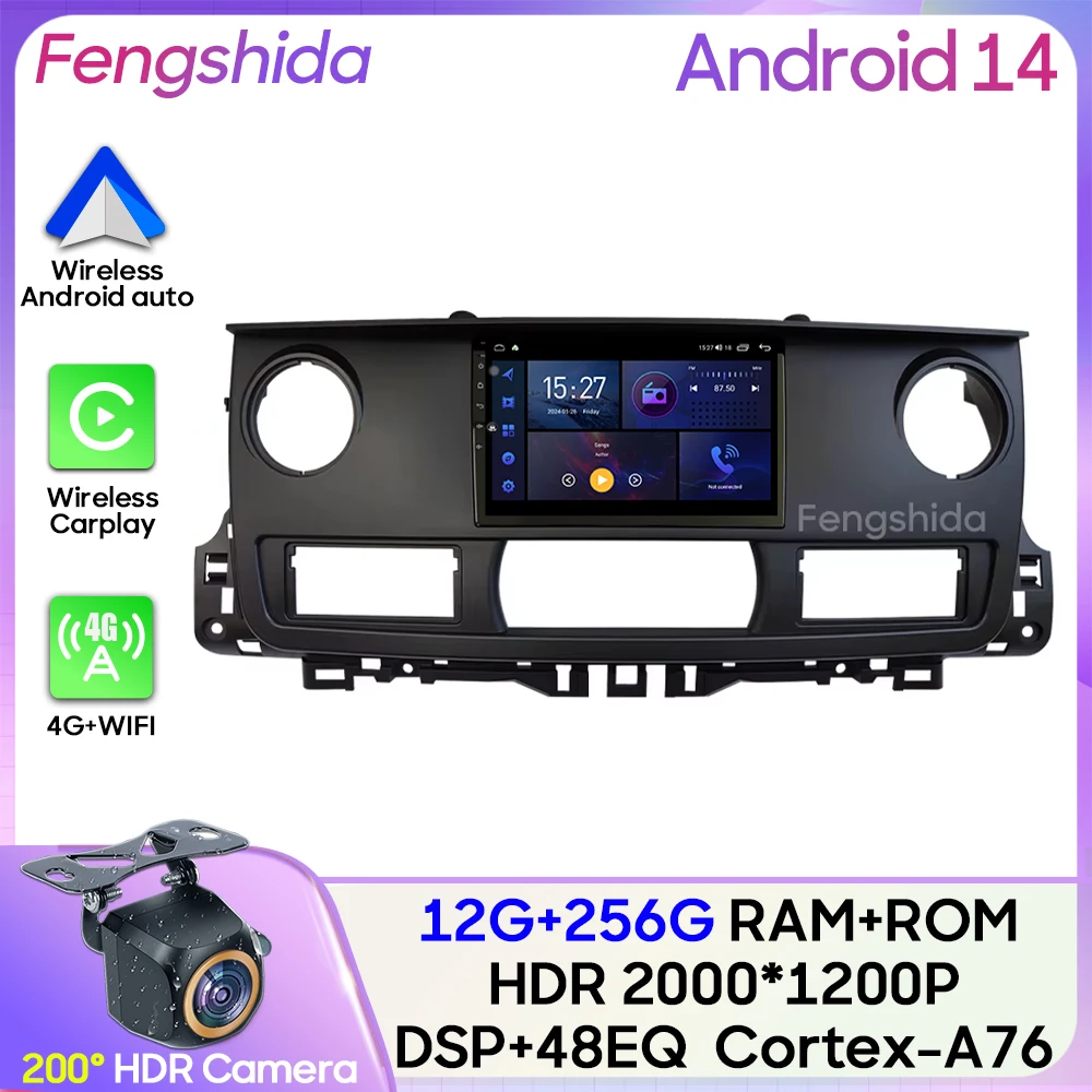 Radio multimedia CarPlay y Android Auto para Renault Master 2003-2011