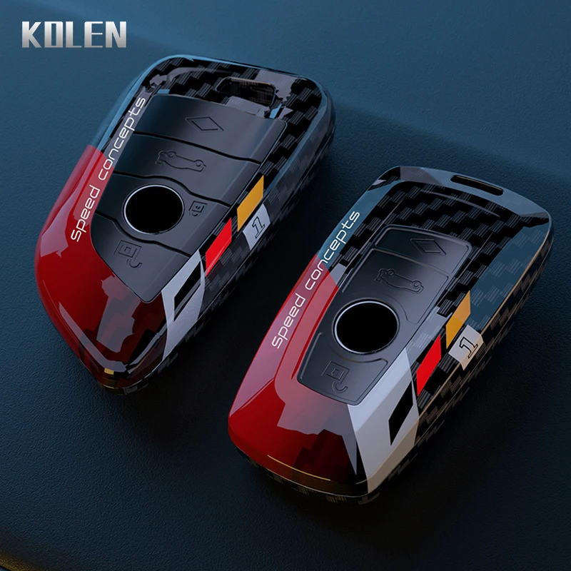 Carcasa de llave BMW fibra de carbono ABS - Series 1-7 y X1-X6 - imagen 3